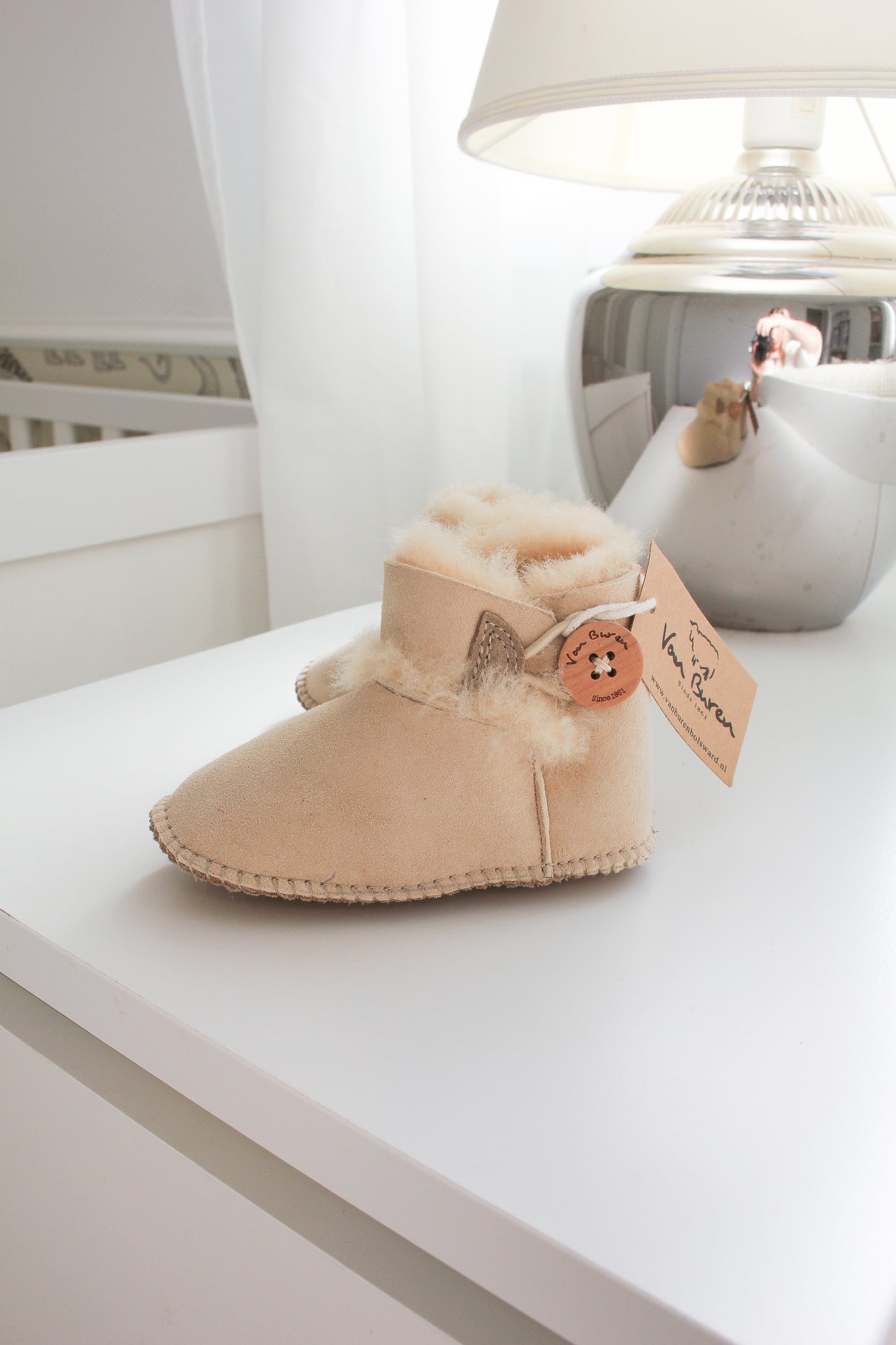 Baby Lammfell Boots braun