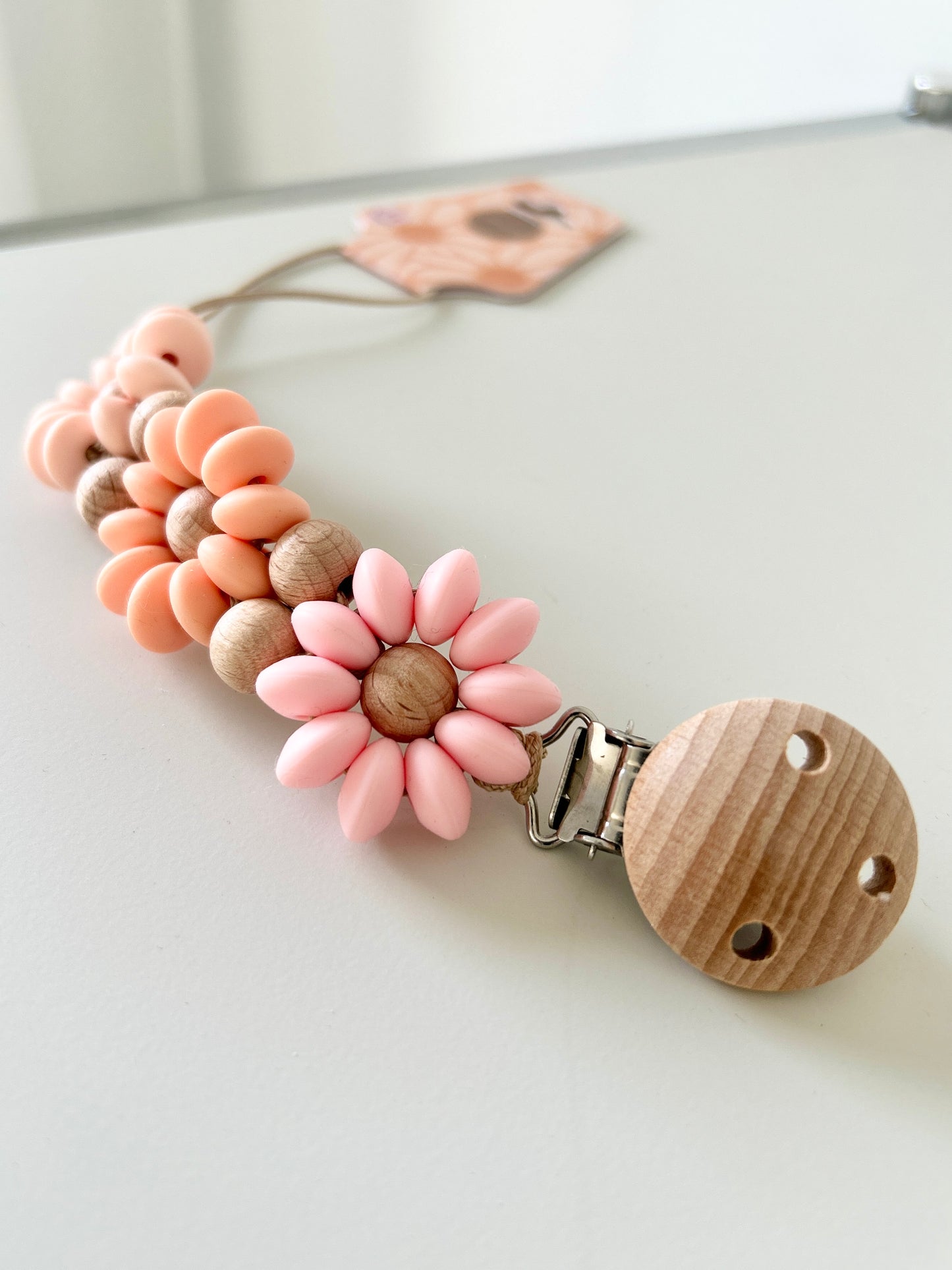 Schnullerkette Blumen