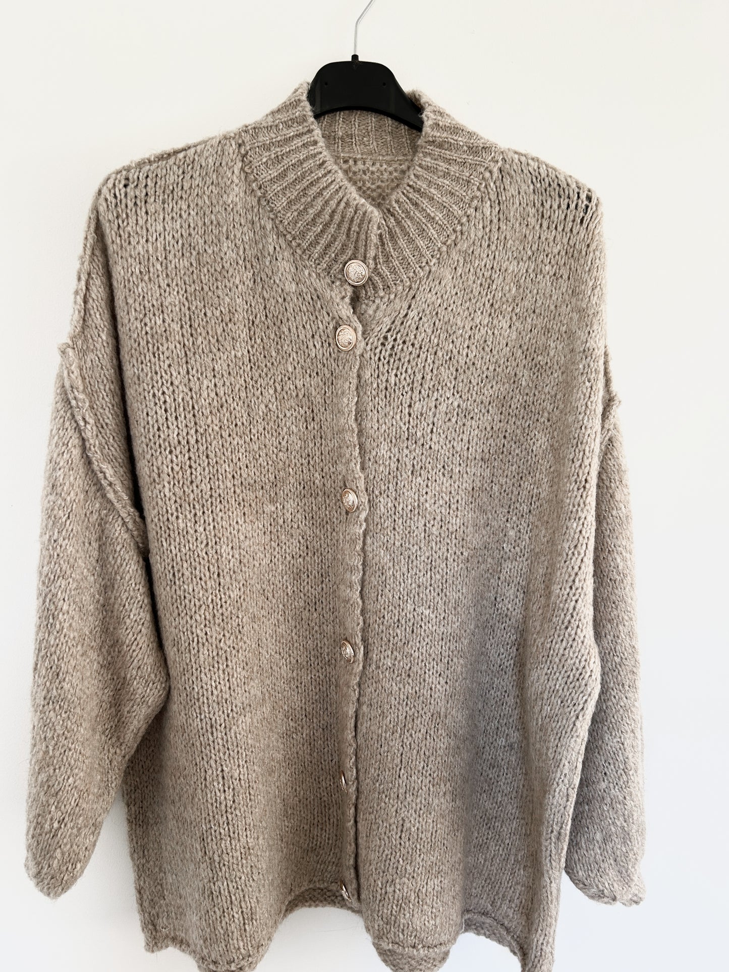 Oversized Cardigan beige
