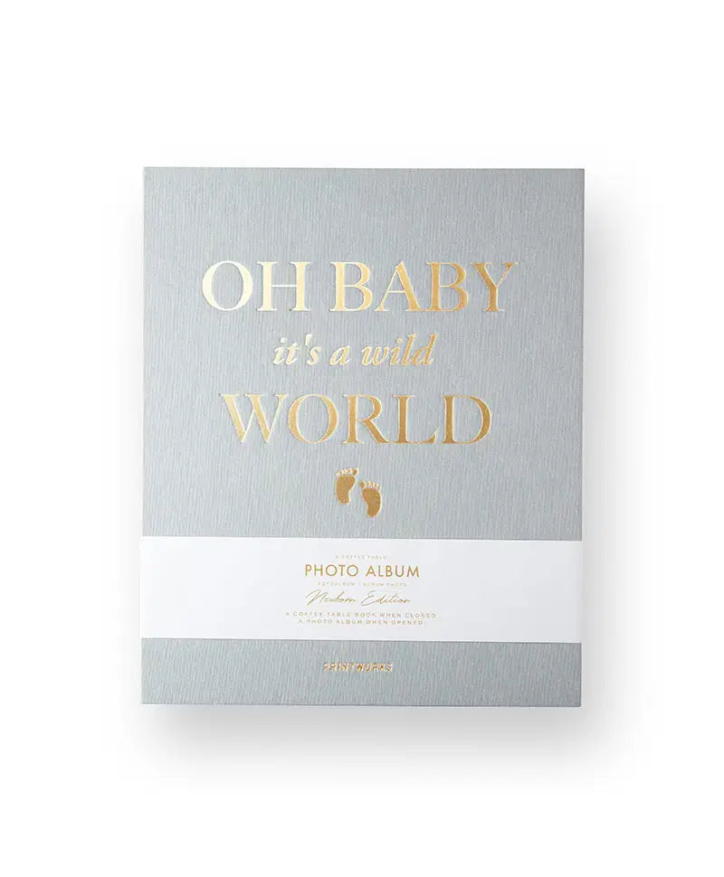 Coffee Table Photo Album - OH BABY it‘s a wild WORLD, Printworks